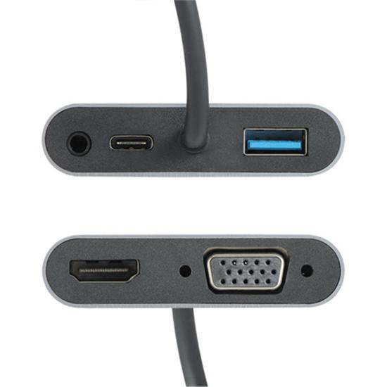 Vcom CU4511 Type-C To Aux+ Type-C Çevirici