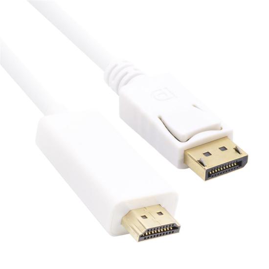 Vcom CG605L-3.0 Beyaz 3.0Mt Hdmi Erkek Kablo
