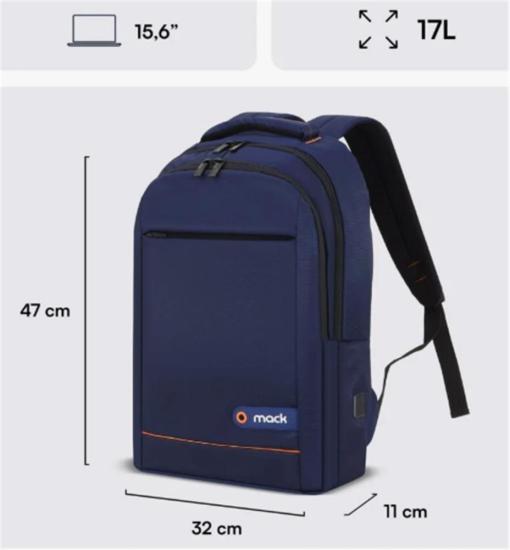 Mack MCC-006BL 15.6 Notebook Sırt Çantası