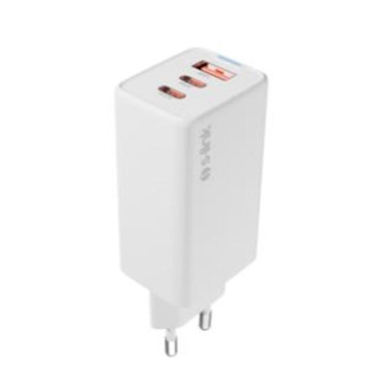 S-link SL-ECG65 2-USB-C + USB-A Type Şarj Adaptör