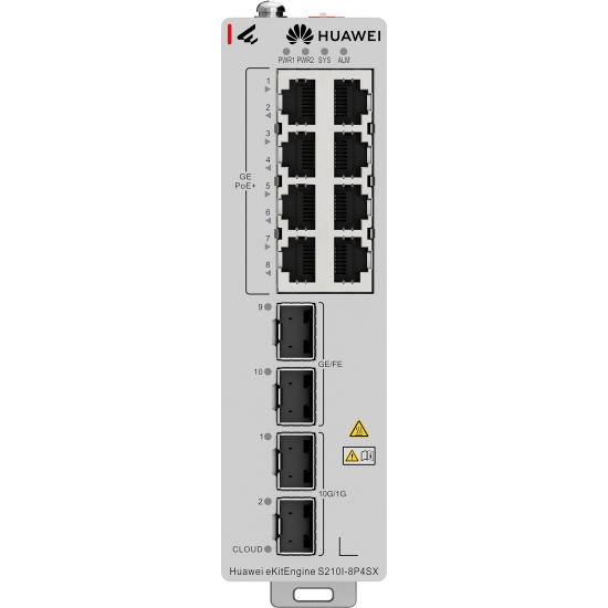 Huawei eKit S210I-8P4SX 8 Port Endüstriyel Switch