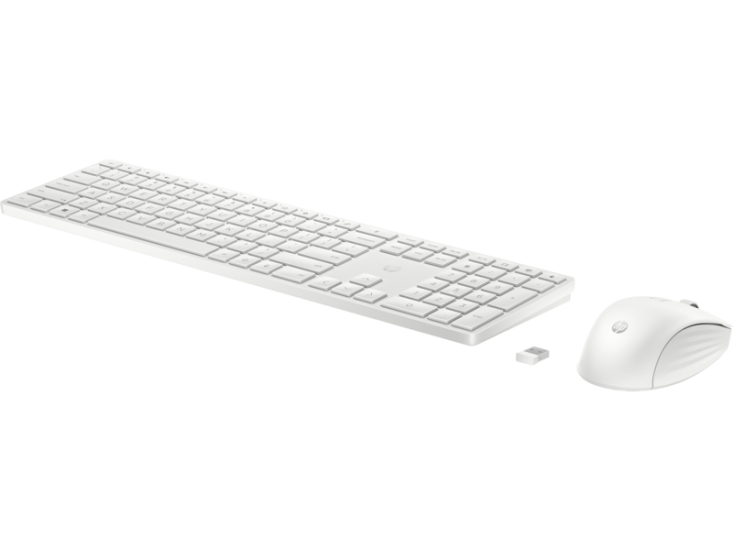 HP 4R016AA Beyaz Kablosuz Klavye Mouse Seti (20+tuş Özelleştirme)2.4Ghz