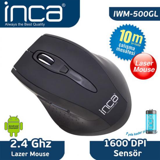 Inca IVM-500GL 2.4GHZ Wireless 1600DPİ Mouse
