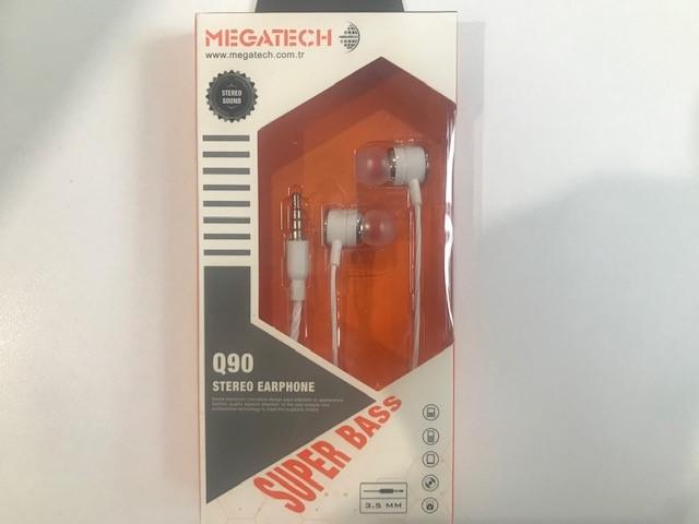 Megatech Q90 Beyaz Mikrofonlu Kulaklık