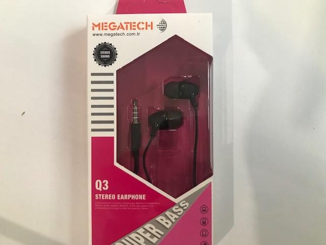 Megatech QG-03 Siyah Mikrofonlu Kulaklık