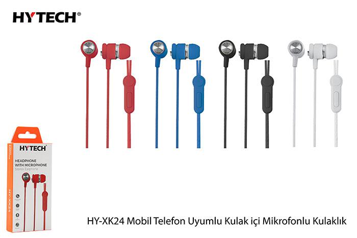 Hytech Hy-Xk24 Kırmızı Mobil Telefon Uyumlu Kulak İçi Mikrofonlu Kulaklık