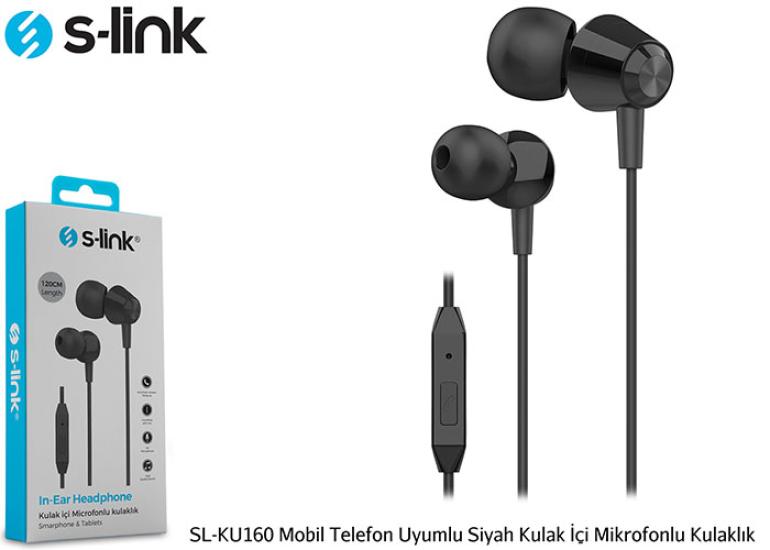 S-link SL-KU160 Mobil Telefon Uyumlu Kulaklık