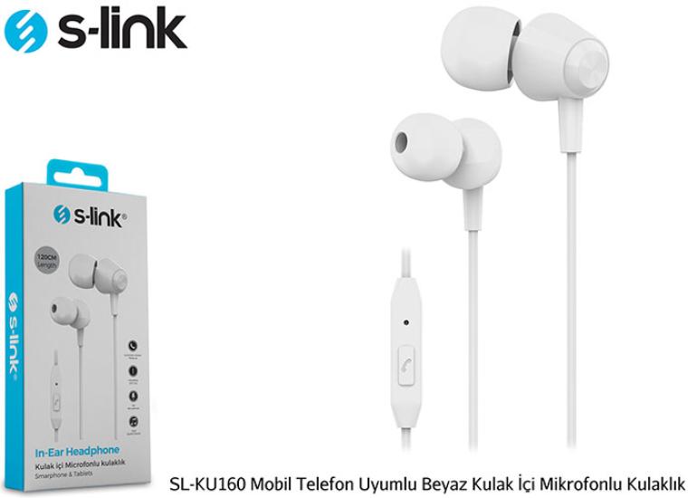 S-link SL-KU160 Mobil Telefon Uyumlu Kulaklık