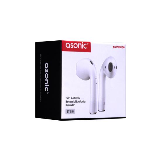 Asonic AS-TWS130 Bluetooth Mikrofonlu Kulaklık