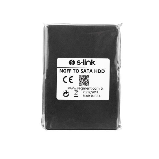 S-link NGFF TO SATA Harici 2.5’’ Siyah Hdd Kutusu