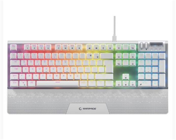 https://www.nedratek.com/Rampage Carbon Beyaz RGB Q Gaming Oyuncu Klavye Bilek Destekli Red Switch