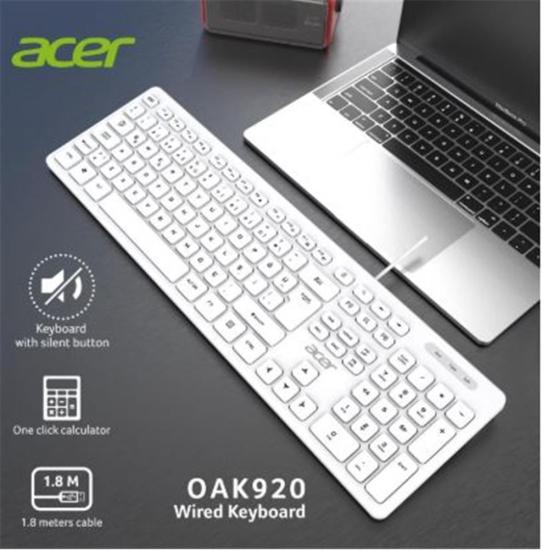Acer OAK920 Q Usb Klavye-Tek Tuş Hesap Makinalı 