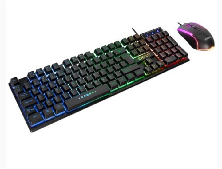 Everest KM-198 Luminax Q Gaming Klavye + Mouse Set