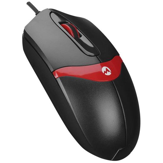 Everest SM-220 Siyah-Kırmızı 1200dpi Kablolu Mouse