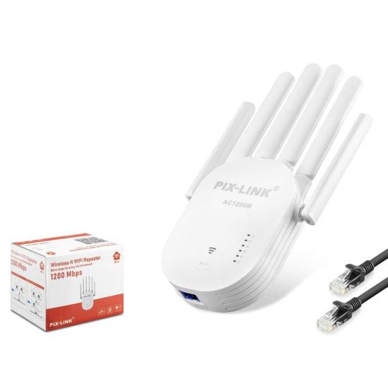 Pix-Link Wr60T Wifi Repeater 1200Mbps Çift bant