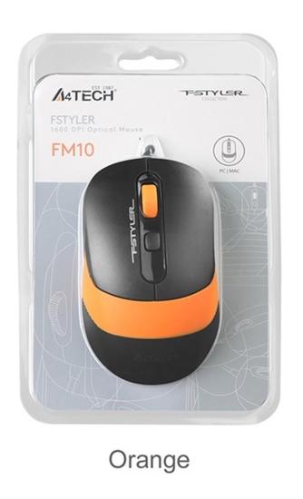 A4 Tech Fm10 Usb Fstyler Turuncu Optik Mouse
