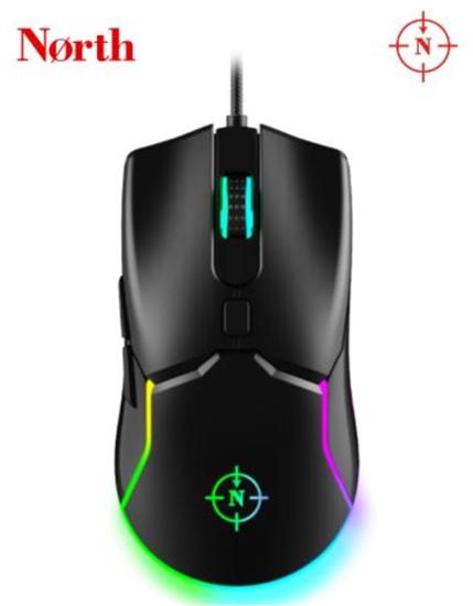 North Combat Rgb Kablolu Oyuncu Mouse