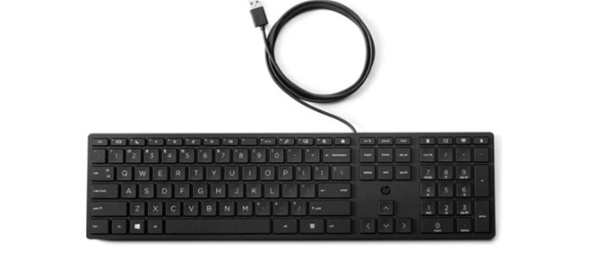 Hp 9SR37AA 320K Kablolu Usb Q Klavye Siyah