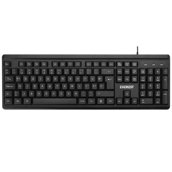 Everest KB-741F Bakır Kablolu Türkçe F Klavye