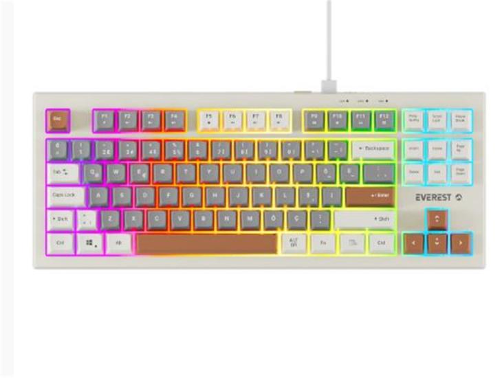 https://www.nedratek.com/Everest KB-98 SILENT TKL Gri Mavi-Gri-Kahve Rainbow Q Membrane Klavye