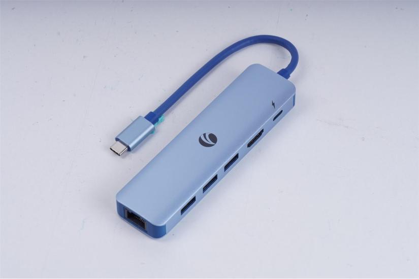Vcom CUE55 Mavi Type-C To Hdmi 100W Çoklayıcı