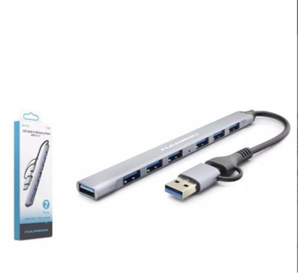 Hadron Hdx7857 Usb + Type-C Hub 7In1