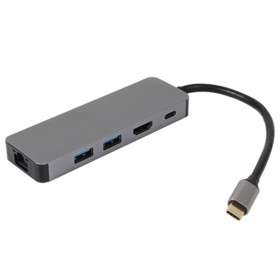 Vcom CU4592 Type-C To 3.0 100W Çoklayıcı
