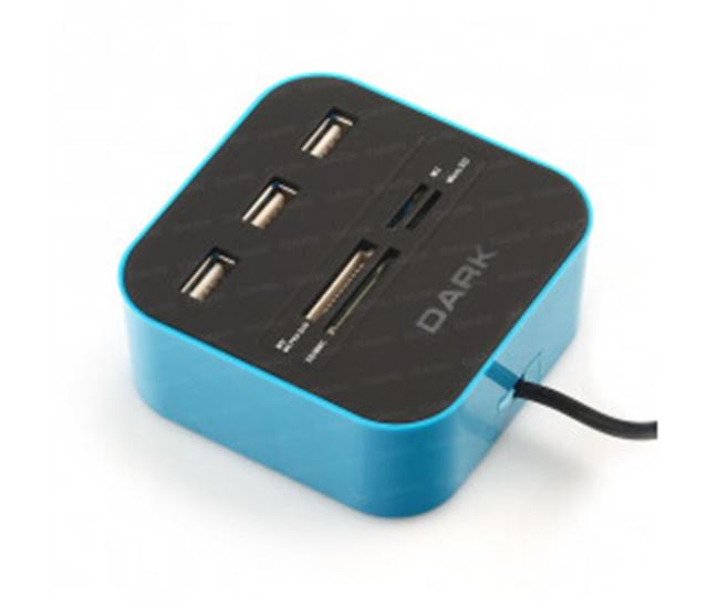 Dark UCR202 USB Kart Okuyuculu USB Çoklayıcı