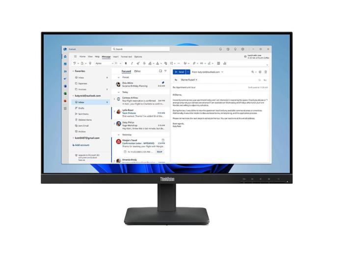 Lenovo 23.8’’ Thinkvision 64B5KAT1TK Monitör