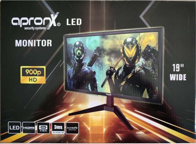 Apronx APX-NW19 900p 19’’ Led Vga+Hdmi Monitor