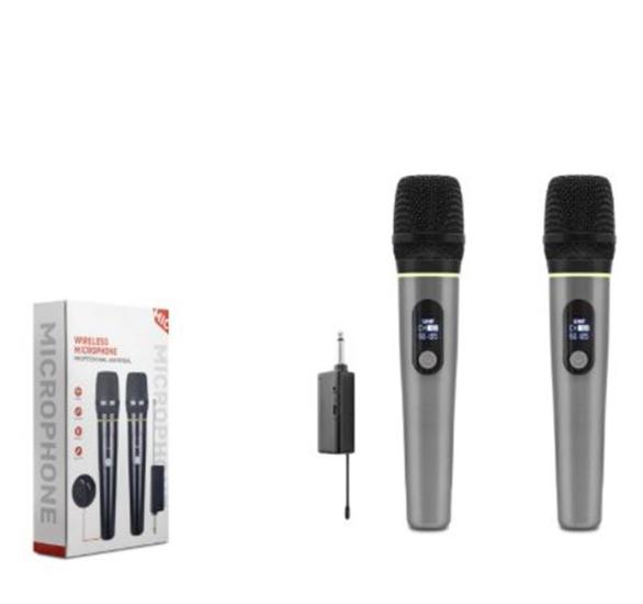 Hadron HDX2791G Gri Kablosuz 2Lİ Mikrofon