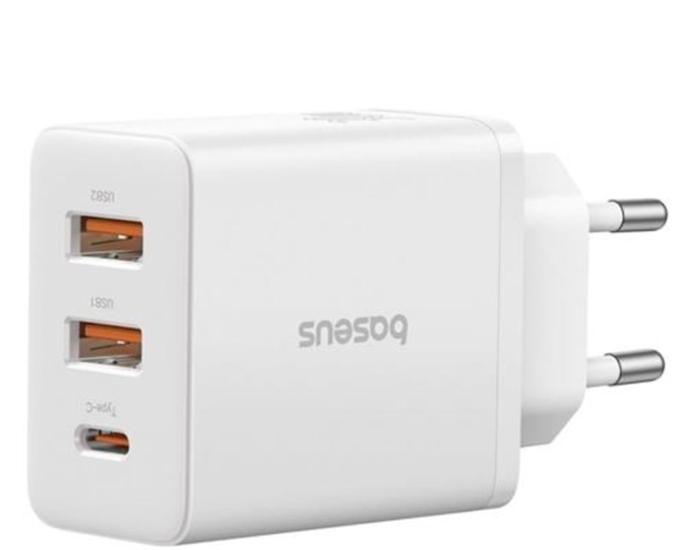 https://www.nedratek.com/Baseus P10111402213-00 Cube Hızlı 2 USB-A + Type-C 30W Şarj Cihazı Beyaz