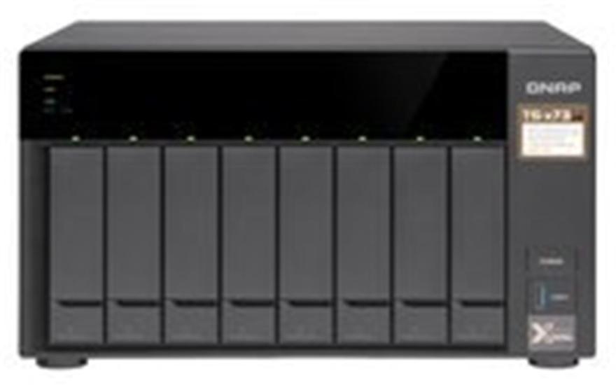 QNAP TS-873A 8Gb Ram 8 HDD Yuvalı Siyah NAS Çoklu