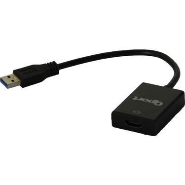 Qport Q-UHD USB3.0 To Hdmi Çevi̇ri̇ci̇ Kablo