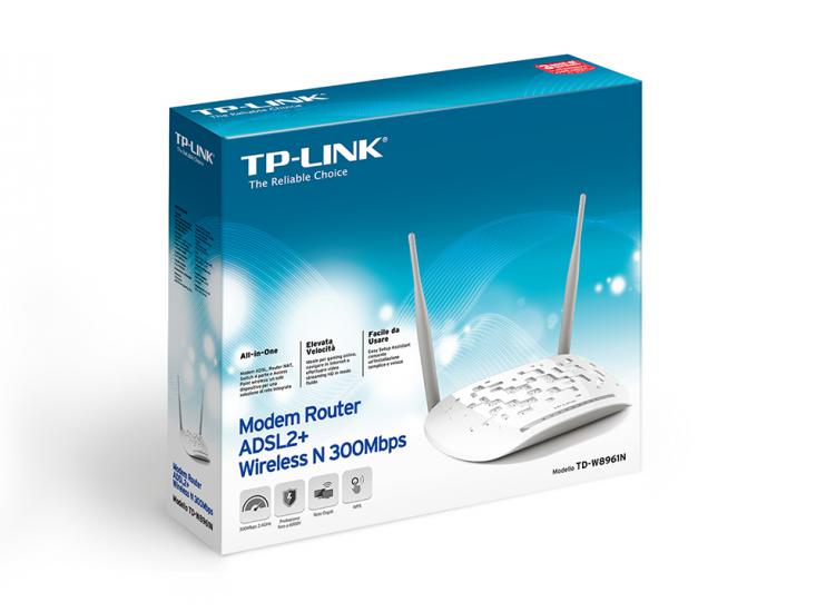 Tp-Link TD-W8961N 300 Mbps 4 Port Kablosuz Modem