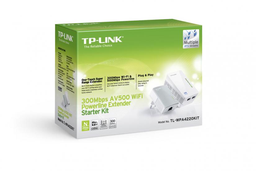 Tp-link TL-WPA4220KIT Powerline Adaptör