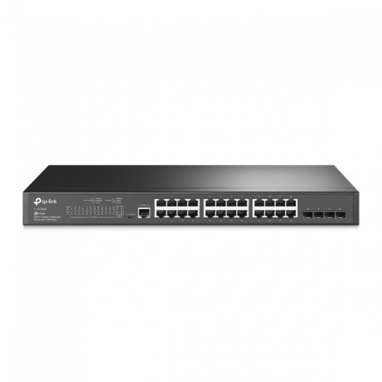 https://www.nedratek.com/Tp-Link TL-SG3428 24 Port 10-100-1000 Switch 4 Port SFP L2 Çelik Kasa Rack Mount