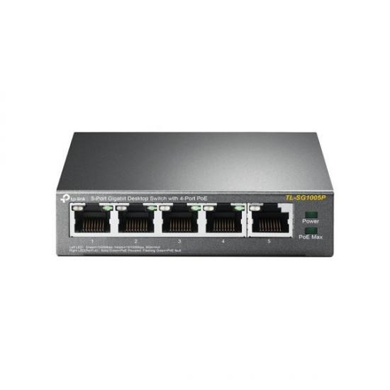 Tp-Link TL-SG1005P 5 Port Poe+ Switch Çelik Kasa