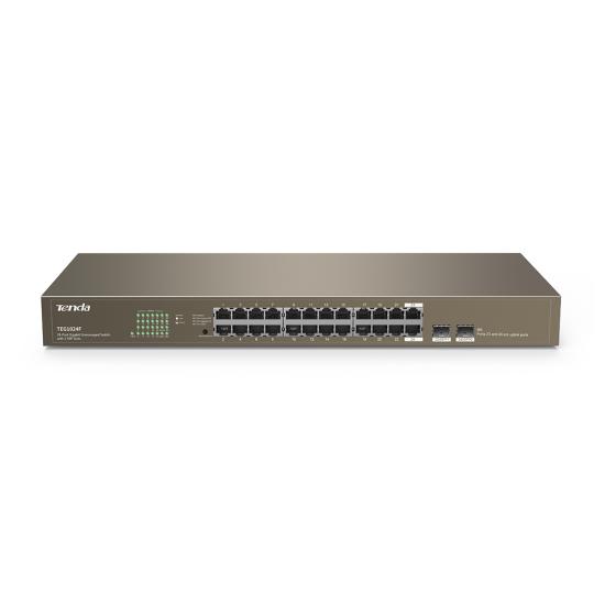 Tenda TEG1024F 24 Port Switch Çelik Kasa