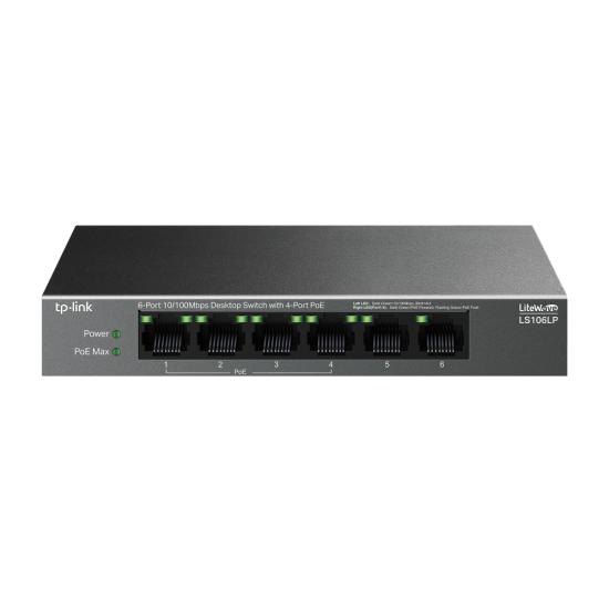 Tp-Link LS109P 9 Port Poe Switch Metal Kasa