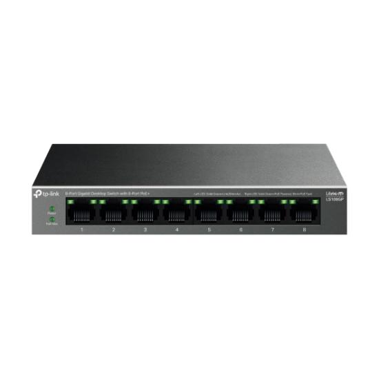 Tp-Link LS108GP 8 Port Poe+ Switch Metal Kasa