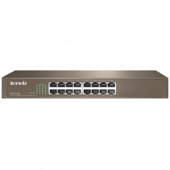 Tenda TEF1016D 16 Port Switch Çelik Kasa