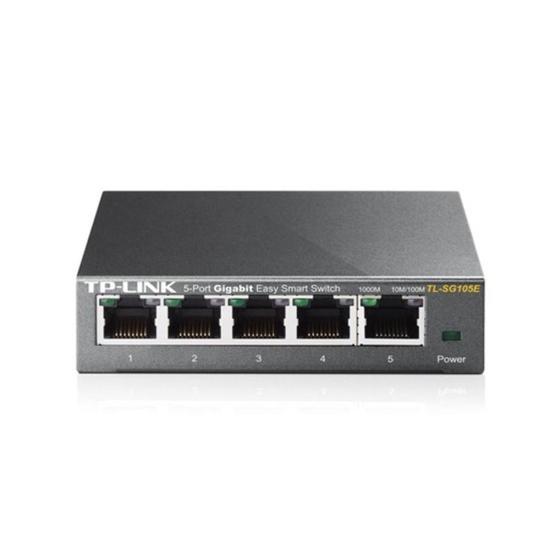 Tp-Link TL-SG105E 5 Port Easy Smart Switch Çelik
