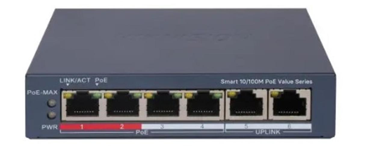 Hikvision DS-3E1106P-EI/M 4 Port PoE Switch