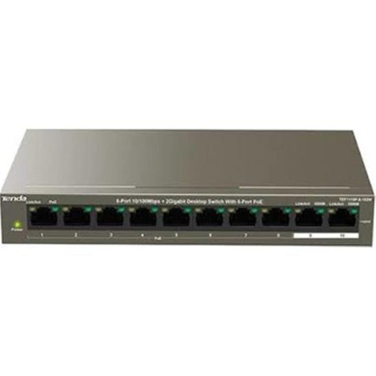 Tenda TEF1110P-8-63W 10 Port 8 Port Poe+ Switch