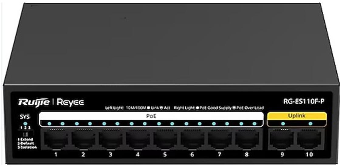 Ruijie Reyee RG-ES110F-P 10 Port 110W Switch