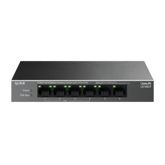 Tp-Link LS106LP 6 Port Switch Metal Kasa