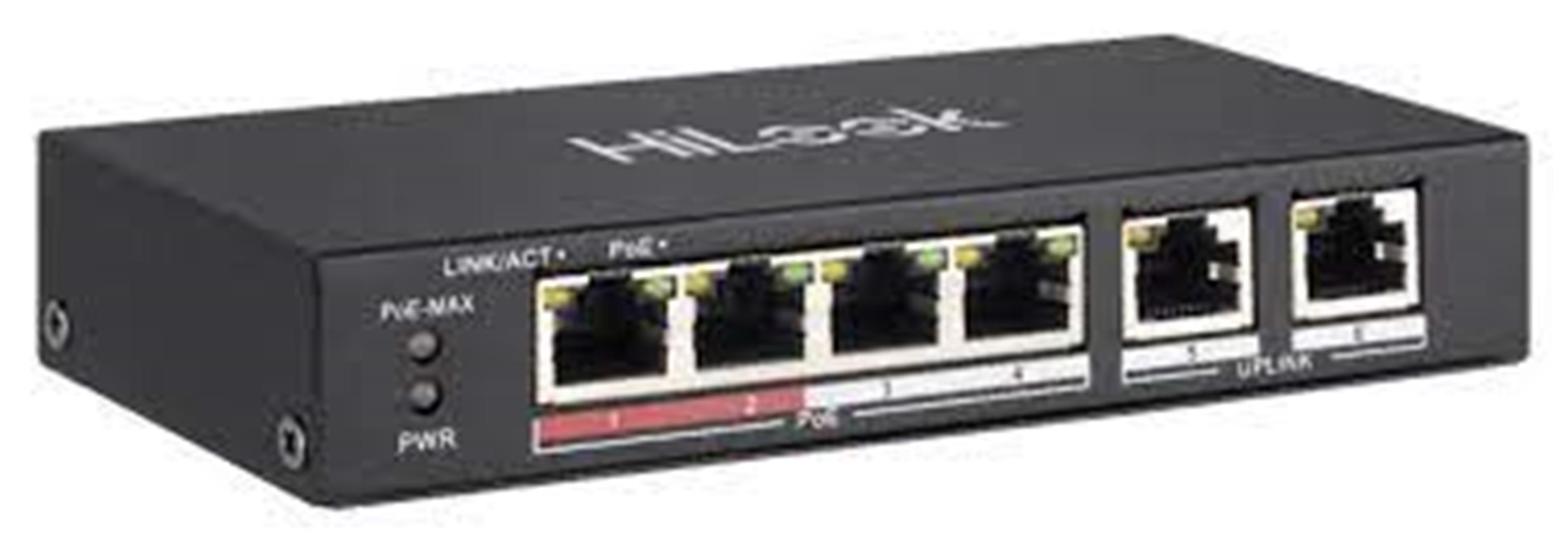 Hilook NS-0106P-35 4 Port PoE 60W Uplink Switch