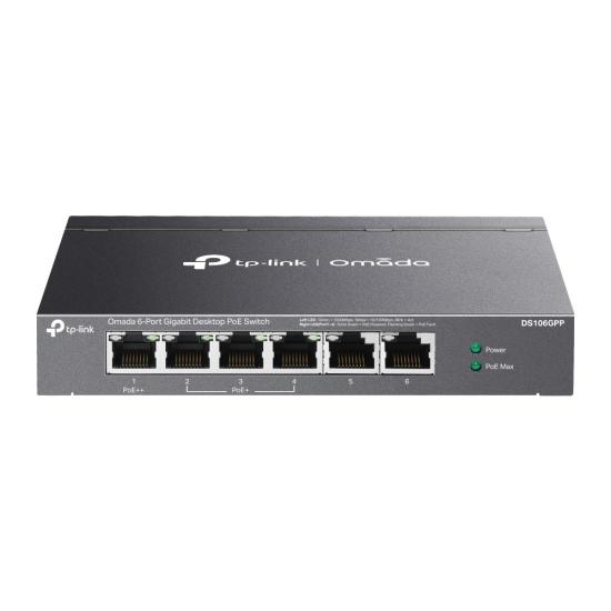 Tp-Link DS106GPP 4 Port Poe+ Switch Rack Mount