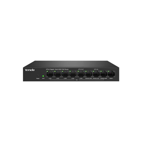 Tenda G0-8G-PoE 9 Port Switch Çelik Kasa POE